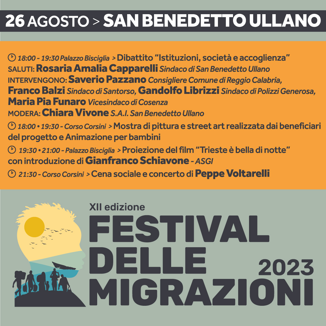Al momento stai visualizzando Festival: 26 agosto S. Benedetto Ullano