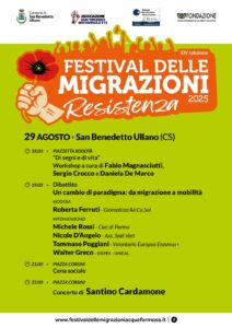 Scopri di più sull'articolo Festival delle Migrazioni XIV Edizione 2025 – San Benedetto Ullano